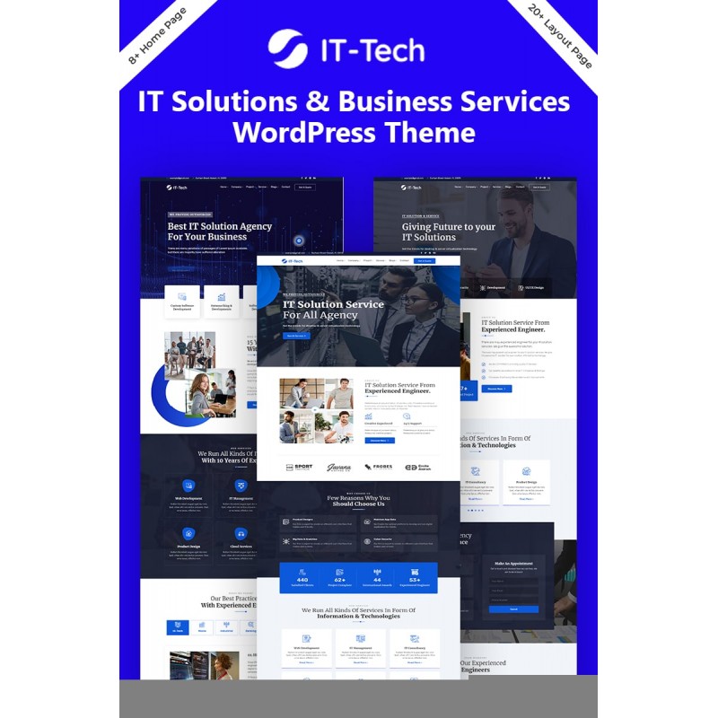 IT-Tech IT Solution & Technology WordPress Theme