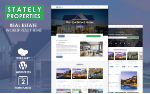 Stately Properties - Real Estate WordPress Theme