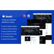 Deskt - IT Service and IT Solutions Responsive WordPress Theme