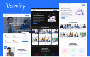 Varsity - School, College, University, Coaching, LMS, and Online Course Educational WordPress Theme