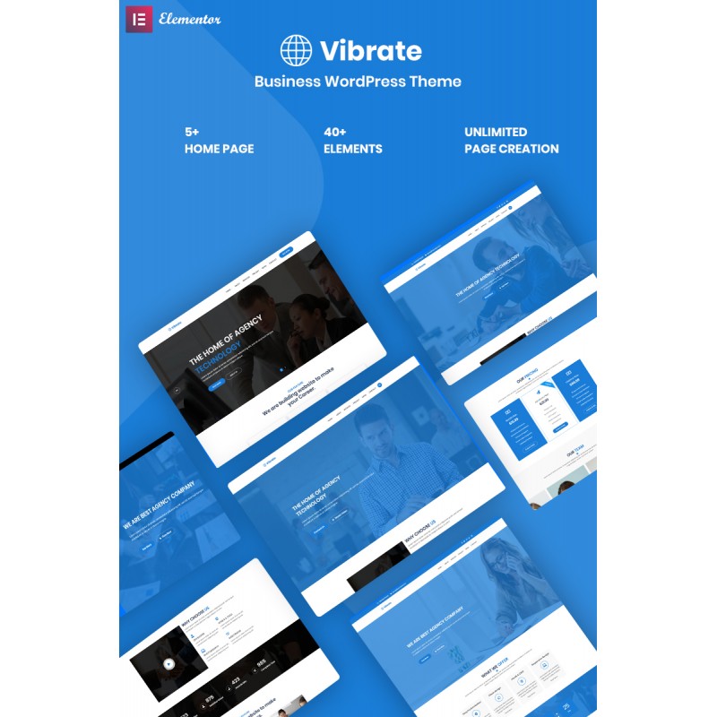 Vibrate - Business Responsive WordPress Theme